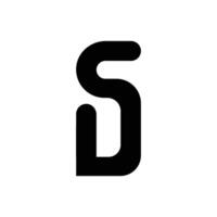 Initiale Brief ds Logo oder sd Logo Vektor Design Vorlage