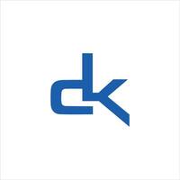 dk und kd Brief Logo design.dk,kd Initiale basierend Alphabet Symbol Logo Design vektor