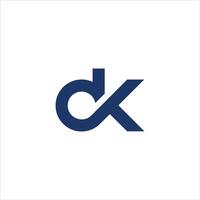 dk och kd brev logotyp design.dk,kd första baserad alfabet ikon logotyp design vektor