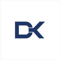 dk und kd Brief Logo design.dk,kd Initiale basierend Alphabet Symbol Logo Design vektor