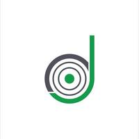 dj und jd Brief Logo Design .dj,jd Initiale basierend Alphabet Symbol Logo Design vektor