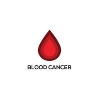 cancer vektor ikon design mall. blod cancer logotyp design.