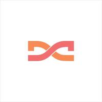 dc och CD brev logotyp design .dc,cd första baserad alfabet ikon logotyp design vektor