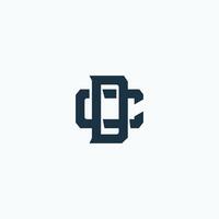 dc und CD Brief Logo Design .dc,cd Initiale basierend Alphabet Symbol Logo Design vektor
