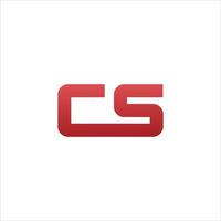 cs und sc kreativ Initiale basierend Brief Symbol Logo Vektor Designs