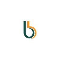 Initiale Brief bh Logo oder hb Logo Vektor Design Vorlagen