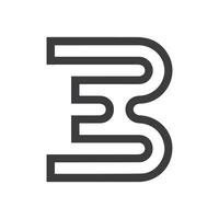 Initiale Brief eb Logo oder Sein Logo Vektor Design Vorlage