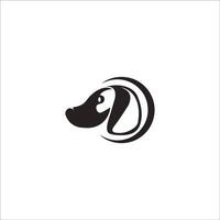 djur- hund logotyp vektor design mallar