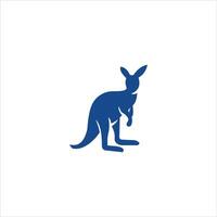 Känguru-Logo-Design-Vorlage vektor