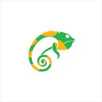gecko ödla logotyp vektor design mall