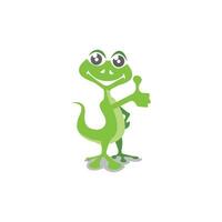 Gecko Eidechse Logo Vektor Design Vorlage