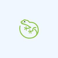 Gecko Eidechse Logo Vektor Design Vorlage