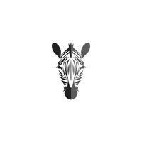 Zebra Logo Design Inspiration. Zebra Logo auf Weiß Hintergrund vektor