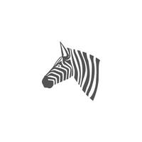 zebra logotyp design inspiration. zebra logotyp på vit bakgrund vektor