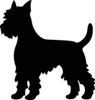 pumi schwarz Silhouette vektor