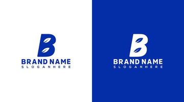 b Brief Monogramm Logo Design b Symbol Natur Logo Marke Identität design.eps vektor