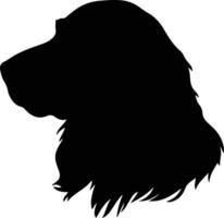 Boykin Spaniel schwarz Silhouette vektor