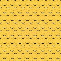 sömlös mönster av en ler på gul bakgrund vektor