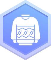 Sweatshirt Polygon Symbol vektor