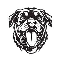 Rottweiler Hund Vektor Illustration