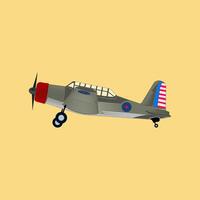 Militär- Flugzeug Vektor Illustration