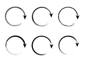 Aktualisierung Symbol oder Symbol, neu starten Symbol Kreis Pfeil symbolisiert Vektor. vektor