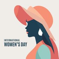 internationell kvinnors dag illustrationer vektor