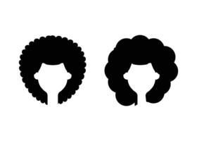 afro Symbol Design Vorlage isoliert Illustration vektor