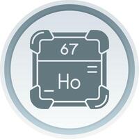 Holmium solide Taste Symbol vektor