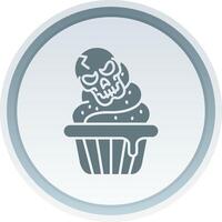 Cupcake solide Taste Symbol vektor