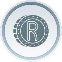 rand solide Taste Symbol vektor