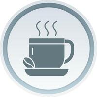 Kaffee solide Taste Symbol vektor