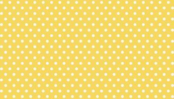Retro-stilvoller Hintergrund des nahtlosen Musters der gelben Tupfen vektor