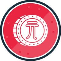 Neu Taiwan Dollar Glyphe Vers Symbol vektor