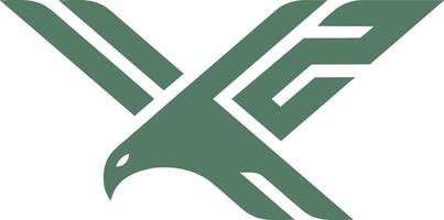 s Adler Logo Vorlage im ein modern minimalistisch Stil vektor