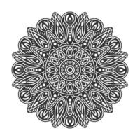 kreisförmige Muster Mandala Kunst Dekorationselemente vektor