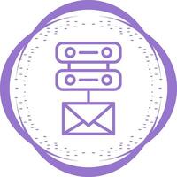 Email Server Vektor Symbol