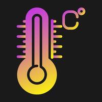 Symbol für Temperaturvektor vektor