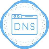 Domain DNS Verwaltung Vektor Symbol