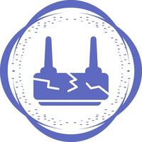 Router-Gerätevektorsymbol vektor