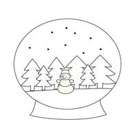 glad jul modern design, Semester gåvor, vinter- element, ljus, jul träd, by och xmas dekorationer. färgrik vektor illustration i platt geometrisk tecknad serie stil