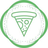 Pizza-Vektor-Symbol vektor