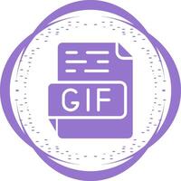 GIF-Vektorsymbol vektor