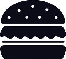 burger ikon vektor design