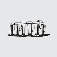 stonehenge vektor bilder, konst, logotyp, illustration