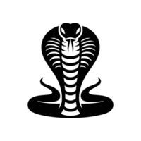 majestätisch König Kobra Logo Design Illustration zum Geschäft, Sport, und Maskottchen vektor