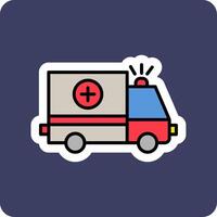 Krankenwagen-Vektor-Symbol vektor