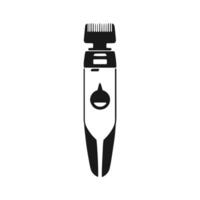 logotyp av trimmer ikon vektor maskin silhuett barberare affär trimmer design mall på vit bakgrund