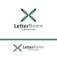 modern Brief x Logo Design Vektor. kreativ x Logo Konzepte Vorlage vektor