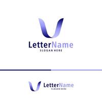 modern Brief v Logo Design Vektor. kreativ v Logo Konzepte Vorlage vektor